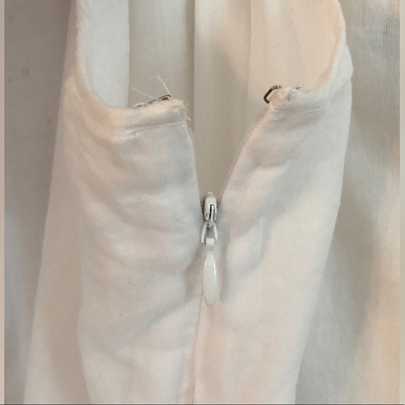 BANANA REPUBLIC White Sleeveless Peplum Top NWT - Picture 4 of 8